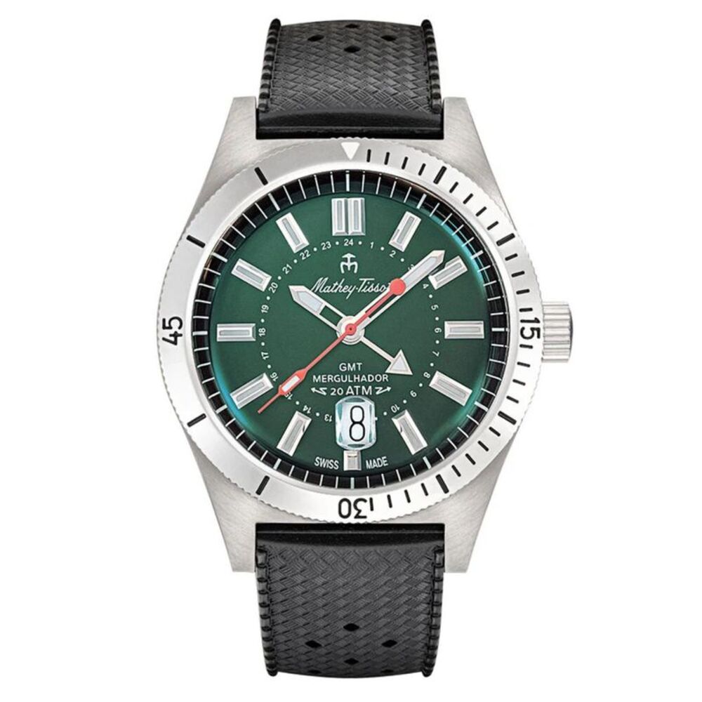 Tissot Men's Mergulhador Green Dial Watch - MRGAV